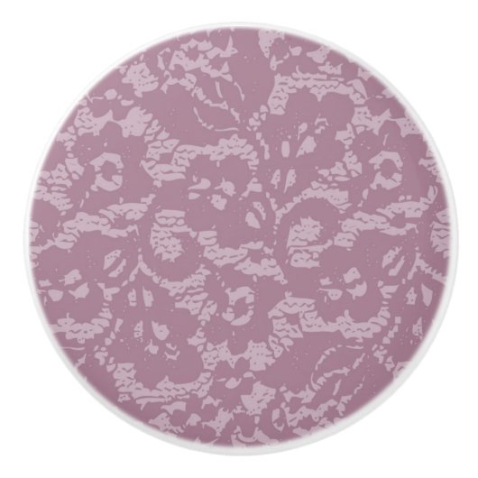 Violet lace keramische knop (Voorkant)