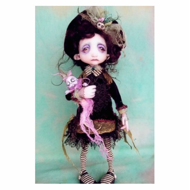 Violet Lark Staand Fotobeeldje (Voorkant)