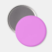 Violet / Lavendel Magenta EE82EE - Optie voor Naam Magneet (Voorkant / Achterkant)