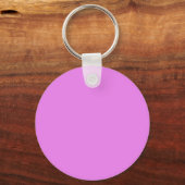 Violet / Lavendel Magenta EE82EE - Optie voor Naam Sleutelhanger (Achterkant)