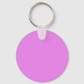 Violet / Lavendel Magenta EE82EE - Optie voor Naam Sleutelhanger (Achterkant)