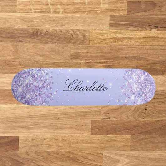 Violet lavendel naam elegant persoonlijk skateboard