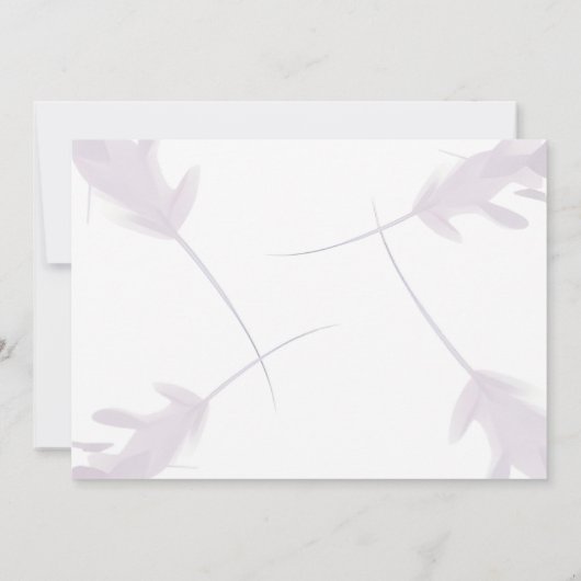 Violet Lavendel & Perzik foto Opslaan van de datum Kaart (Achterkant)