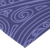 Violet & lavender Spiral Pattern Korte Tafelloper (Hoek)