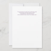 Violet Lavender Wildbloemen Foto bedankt kaarten (Achterkant)