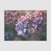 Violet Leaf Vintage Botanische Hydrangea Decoupage Tissuepapier (Voorkant)