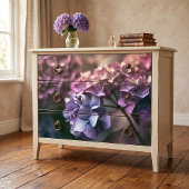 Violet Leaf Vintage Botanische Hydrangea Decoupage Tissuepapier