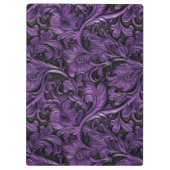  violet leer met gereedschap klembord (Achterkant)