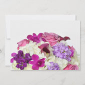Violet Lente Boeket RSVP kaart (Achterkant)