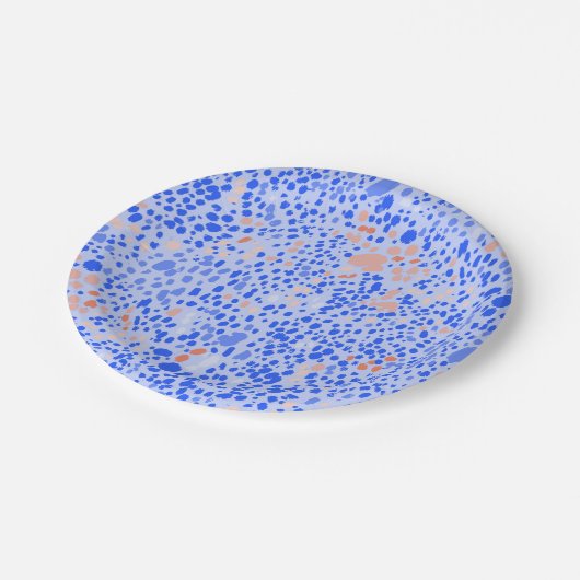 Violet Leopard Papieren Bordje (Gekanteld)