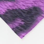 Violet Leopard Print Fleece Deken (Hoek)
