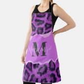 Violet Leopard Print Schort (Insitu)