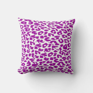 Violet-leopard printplaat kussen
