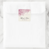 Violet Licht Douche Favor Stickers (Tas)