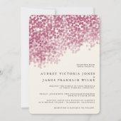 Violet Light Shower | Uitnodigingen voor weddensch (Voorkant)