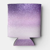 Violet Lila pastel Paars Triple Glitter Ombre Blikjeskoeler (Voorkant)
