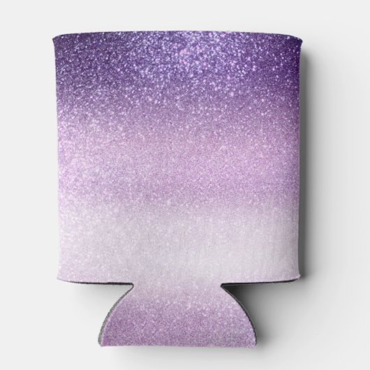 Violet Lila pastel Paars Triple Glitter Ombre Blikjeskoeler (Achterkant)