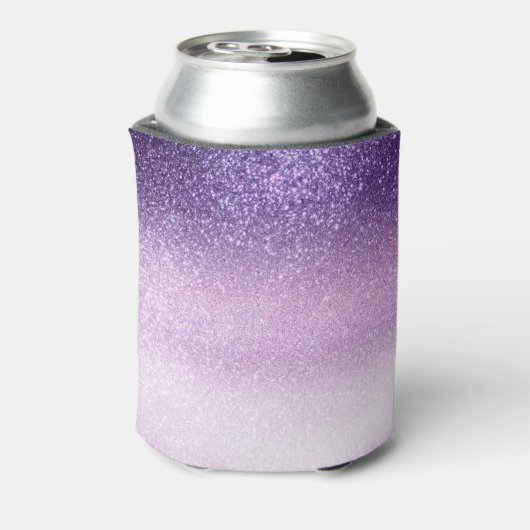 Violet Lila pastel Paars Triple Glitter Ombre Blikjeskoeler (Blikje Achterkant)