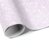 Violet Lila pastel Paars Triple Glitter Ombre Cadeaupapier (Rol Hoek)
