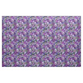 Violet Lila Roos Flowers Garden Pattern Stof (Yard (91,4 cm))