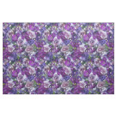 Violet Lila Roos Flowers Garden Pattern Stof (Fat Quarter)