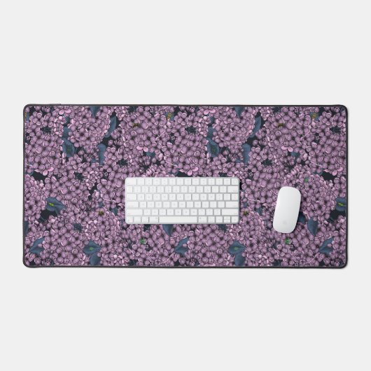 Violet Lila tuin Bureaumat (Keyboard & Muis)