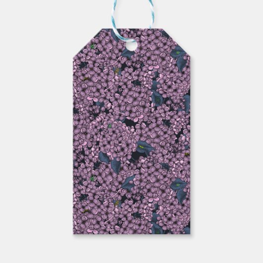 Violet Lila tuin Cadeaulabel (Voorkant)