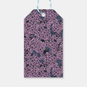 Violet Lila tuin Cadeaulabel (Achterkant)