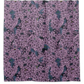 Violet Lila tuin Douchegordijn (Voorkant)