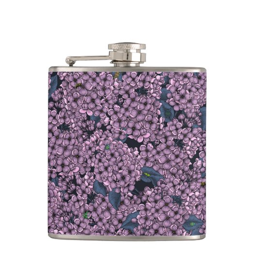 Violet Lila tuin Heupfles (Voorkant)