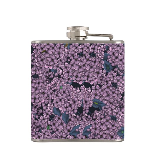 Violet Lila tuin Heupfles (Achterkant)