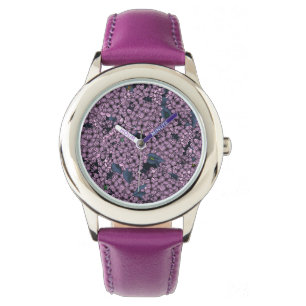 Violet Lila tuin Horloge