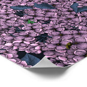 Violet Lila tuin Poster (Hoek)