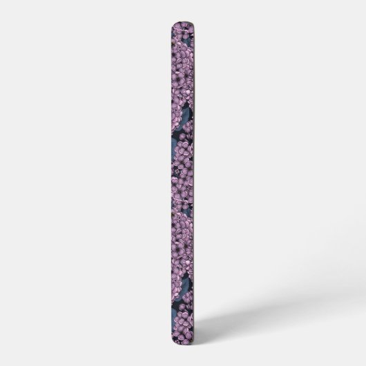 Violet Lila tuin Samsung Galaxy Hoesje (Linkerkant)