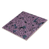 Violet Lila tuin Tegeltje (Zijkant)