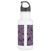 Violet Lila tuin Waterfles (Achterkant)