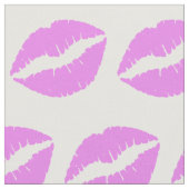 Violet lippen stof (Close Up)