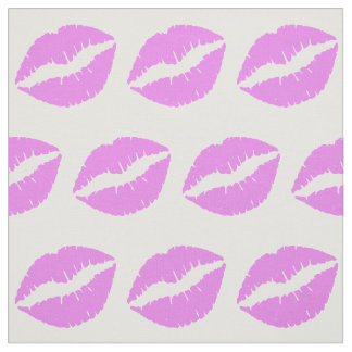 Violet lippen stof