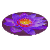 Violet Lotus Flower Snijplank (Hoek)