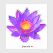 Violet Lotus Flower Sticker (Vel)