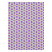 Violet Lotus Flowers op Laurel Green Tafelkleed (Voorkant)