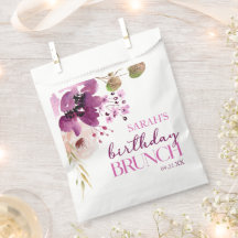 Violet Magenta Paarse Bloemen Verjaardagsfeest Bru