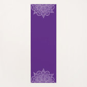 Violet Mandala Yoga Mat (Voorkant)