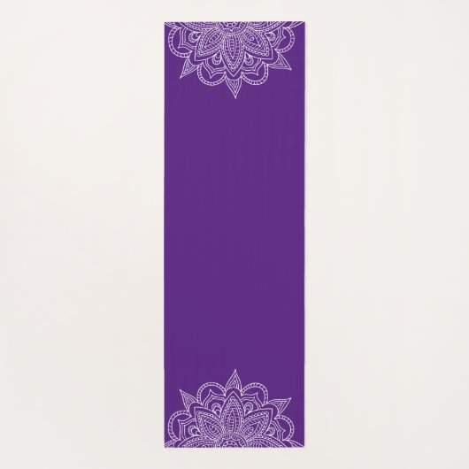 Violet Mandala Yoga Mat (Achterkant)