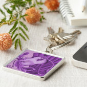 Violet Masquerade Sleutelhanger (Zijkant)