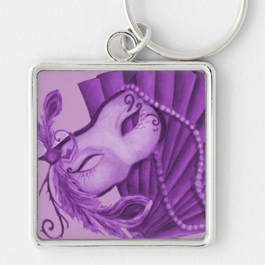 Violet Masquerade Sleutelhanger (Voorkant)