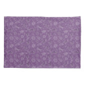 Violet Mauve Butterfly LOVE - naadloos patroon. Kussensloop (Achterkant)