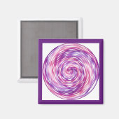 Violet Meditation Magneet (Voorkant / Achterkant)
