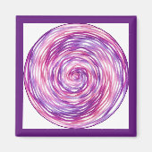 Violet Meditation Magneet (Voorkant)