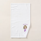Violet Mermaid Specialized Bath Towel Set Bad Handdoek (Handdoek)